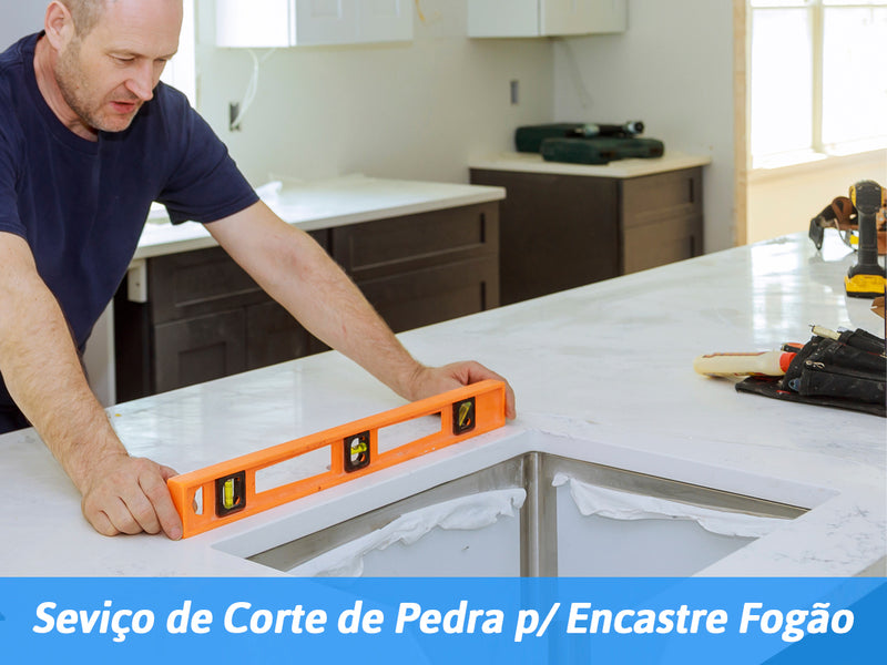 Serviço de Corte de Pedra para Encastre Fogão